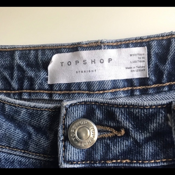 Topshop | Jeans | Topshop Straight Leg 